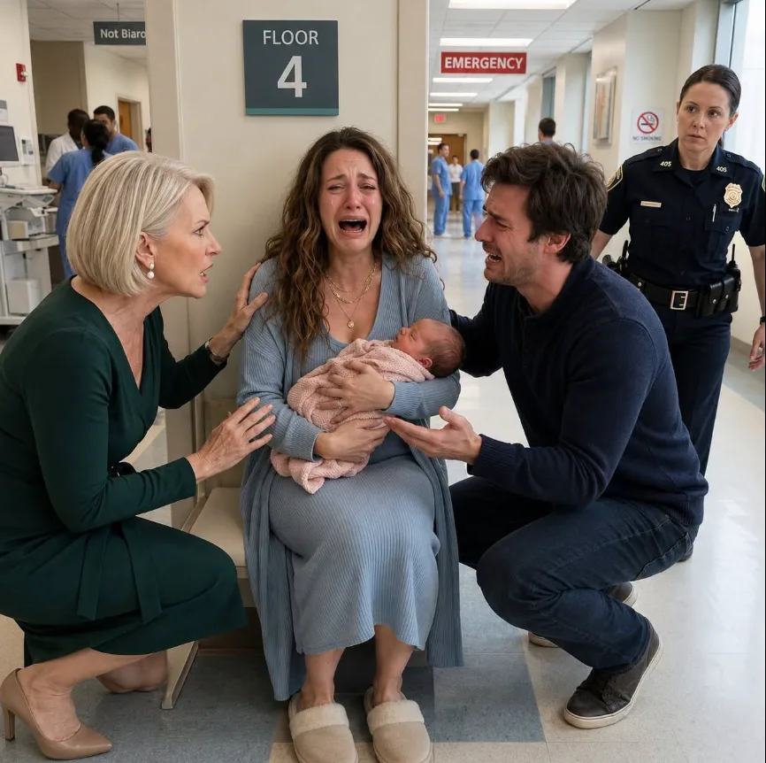 My newborn daughter was screaming at midnight when my mother-in-law suddenly slapped me across the face.