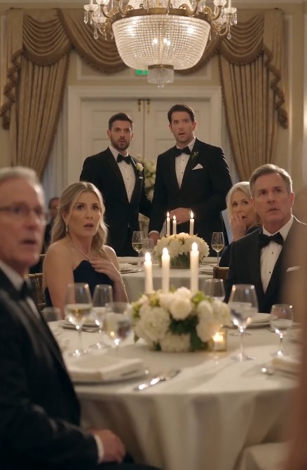 The slap echoed through the grand ballroom like a gunshot.  Conversations died instantly.  Forks froze halfway to mouths.  Every head turned toward the head table.  Margaret Lawson stood in her champagne-colored designer gown, her face twisted with open contempt.