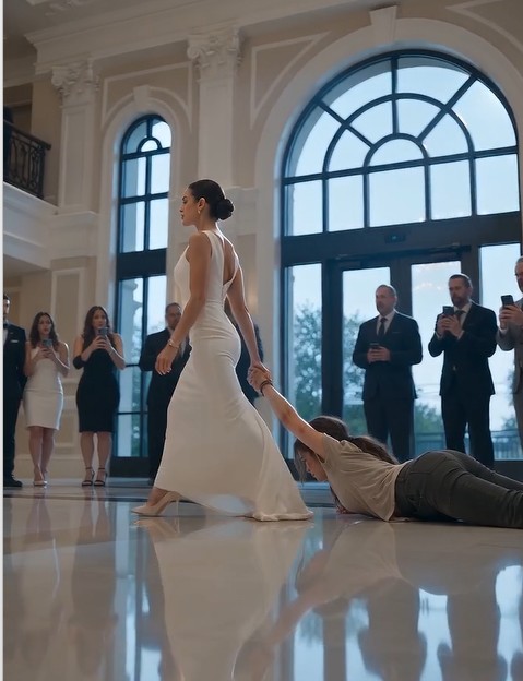 When the Woman in White Dragged a Bruised Stranger Across the Solmere Lobby — What She Reached for in Her Torn Bag Made the Entire Resort Hold Its Breath