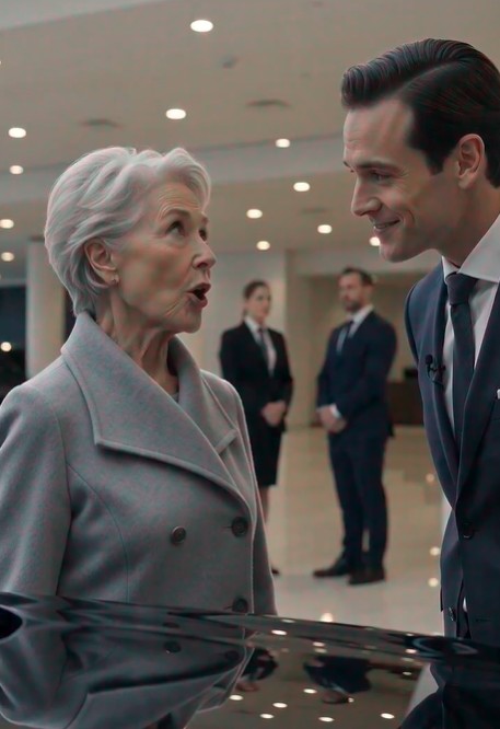 The dealership was still laughing when the doors closed behind the elderly woman.  Inside, the manager exhaled like he had just cleaned up a mess.  “People waste our time every day,” he muttered, returning to his desk.  But one of the sales assistants—young, nervous—noticed something strange.