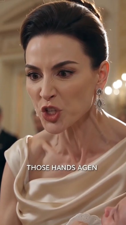 The ballroom fell into a suffocating silence after the man’s words echoed through the hall. Guests who had moments ago been whispering and judging now stood frozen, their glasses suspended mid-air