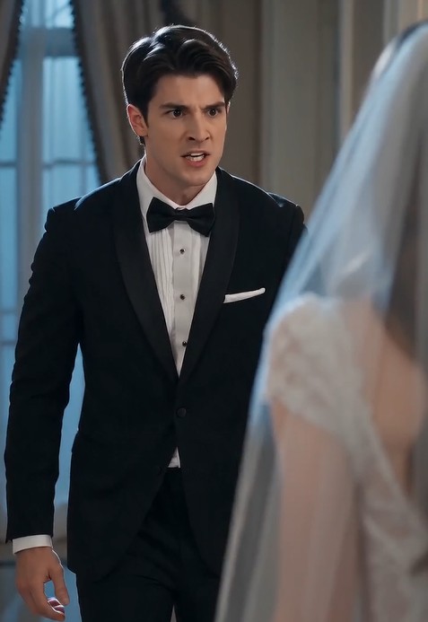 From the ballroom below, the mansion still echoed with celebration.