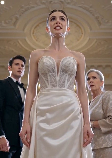 She ripped apart the bride’s wedding dress… then the venue manager bowed before the bride.