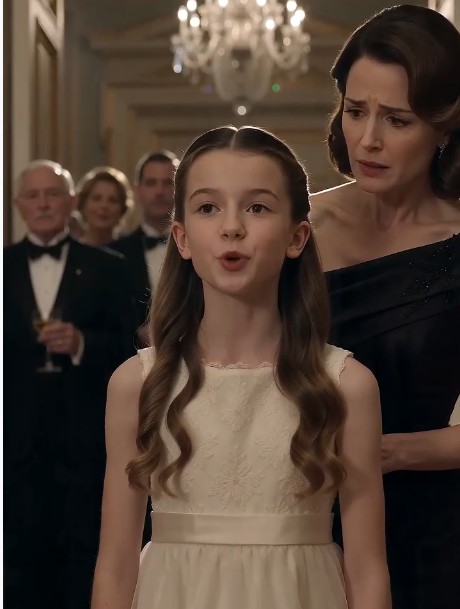 A nine-year-old girl interrupted a billionaire's gala and claimed she could play the piano better than anyone in the room.