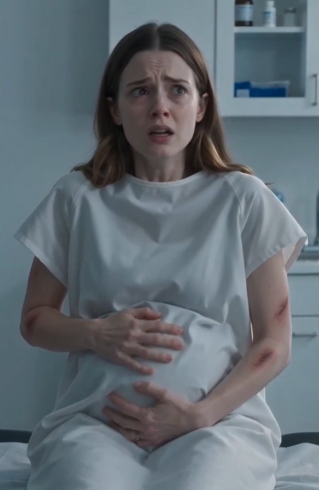 At the elite medical center, I was helping my nine-month-pregnant daughter change into a hospital gown for what was supposed to be her final ultrasound.
