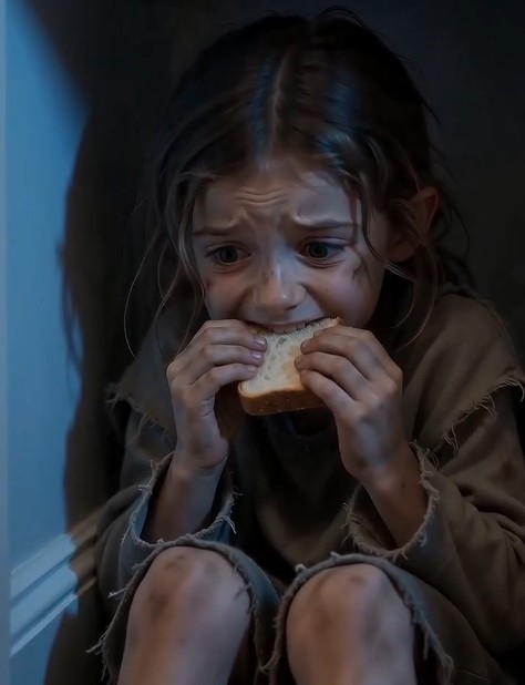 The millionaire came home for Christmas and found his little daughters eating moldy bread while his new wife danced downstairs covered in diamonds.