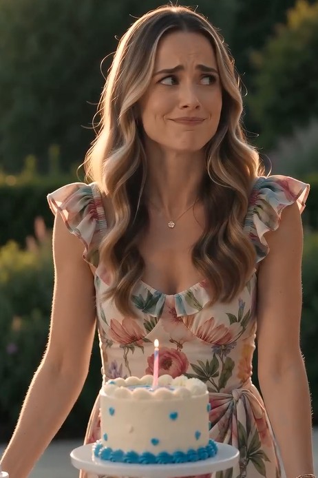 My daughter-in-law deliberately elbowed my birthday cake onto the patio, looked at everyone, and said, “Oops.” The whole family froze.