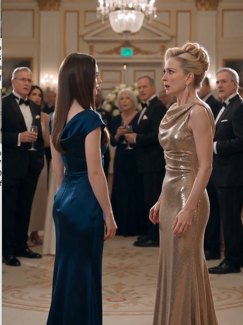 The slap cracked through the grand ballroom like a gunshot.  Conversations stopped.  Forks froze halfway to mouths.  Every head turned toward the head table.