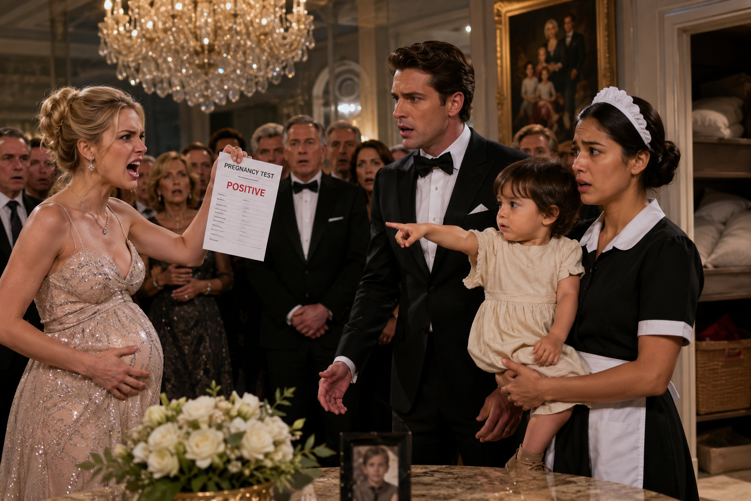 “I’m Carrying Your Baby!” His Fiancée Lied—Then a Maid’s Toddler Exposed the Secret That Destroyed a Billion-Dollar Empire