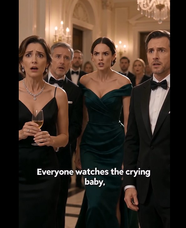 THE BOY WITH THE RUSTY CART  During a glamorous charity gala in the heart of Lisbon, where guests smiled with champagne glasses in hand and golden chandeliers sparkled above the polished marble floor, the grand entrance doors suddenly swung open.