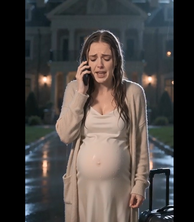 Dad… come get me. And bring the legal team,” I whispered after my husband threw my suitcase into the pouring rain and chose his mistress over me.