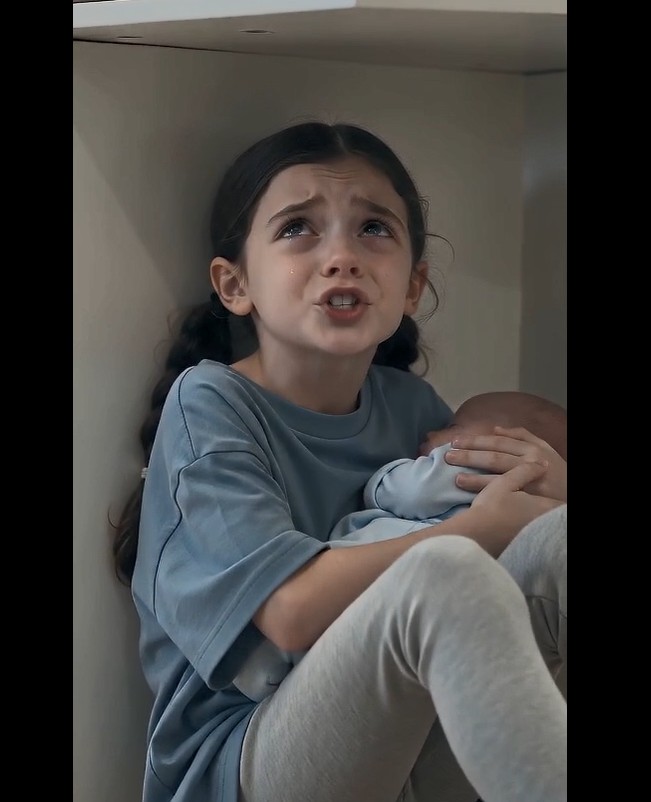 My Seven-Year-Old Daughter Called Me in Tears and Whispered, 'Daddy... My Back Hurts. I Can't Carry the Baby Anymore.' When I Rushed Home, I Found Her Holding Her Six-Month-Old Brother While Scrubbing Milk Off the Kitchen Floor. I Didn't Raise My Voice—I Quietly Opened the Security Cameras. What I Saw Ended My Marriage Before Sunrise.