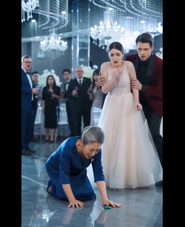 She Ripped the Bride’s Wedding Dress Apart to Stop the Ceremony… But One Hidden Jade Pendant Exposed the Family’s Greatest Secret.