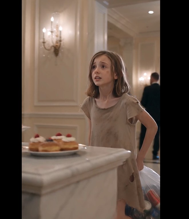 The Little Girl Carrying Empty Cans Walked Into A Five-Star Hotel… And Froze A Billionaire In Horror.t1