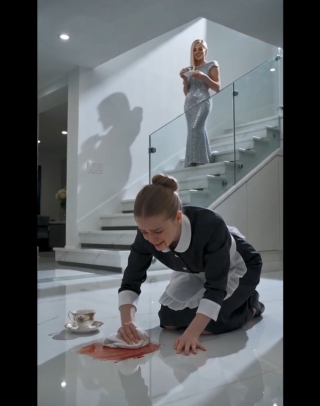 She thought she could humiliate a maid and get away with it.  After Sophie accidentally spilled wine on the spotless marble floor of a billionaire's mansion, her wealthy employer publicly humiliated her, insulted her, and even slapped her. Forced to kneel and beg for forgiveness, Sophie believed no one would come to her defense.