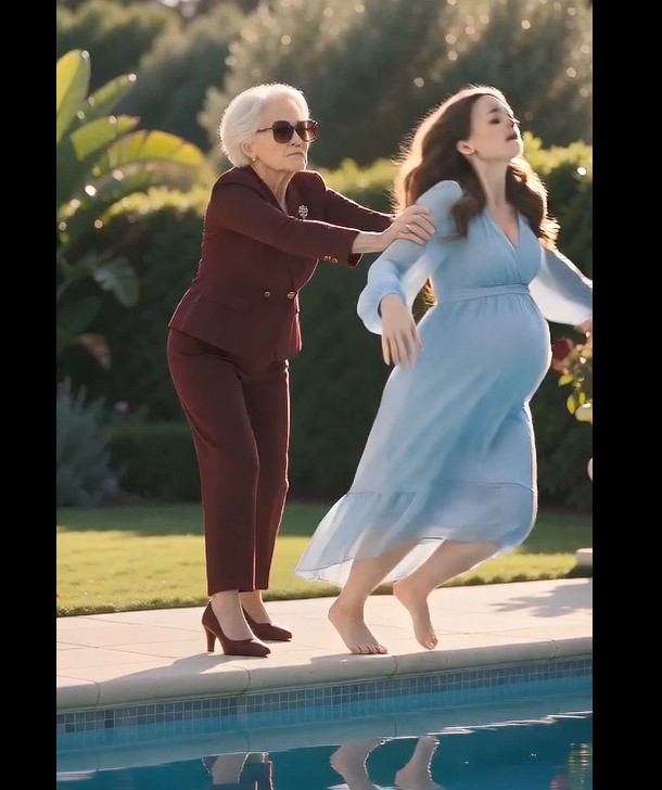 SHE PUSHED A PREGNANT WOMAN INTO THE POOL... THEN DISCOVERED HER HUSBAND OWNED EVERYTHING 💔😲