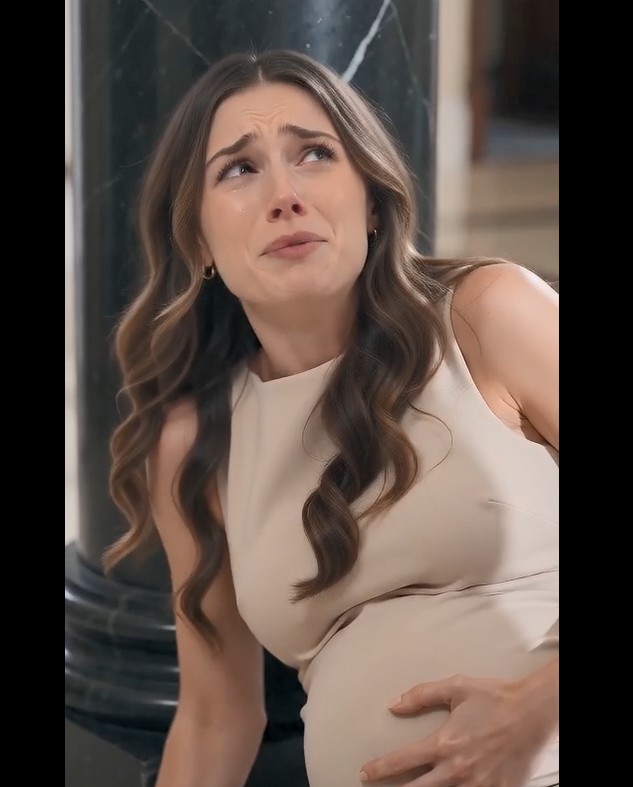 My Millionaire Husband Raised His Hand on Me While I Was 8 Months Pregnant… He Didn’t Know My Father Was Already at the Door