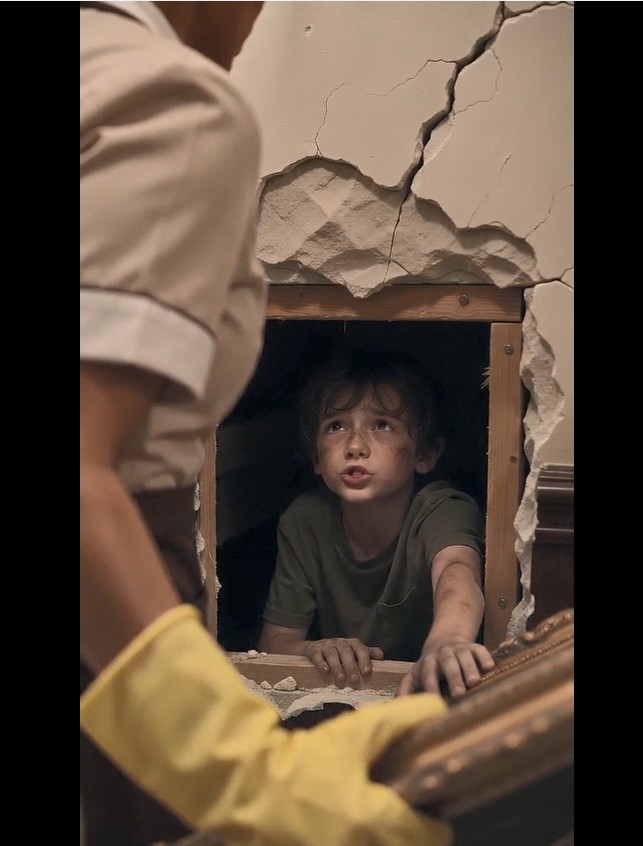 THE HOUSEKEEPER FOLLOWED THE SOUND OF A CHILD CRYING—AND DISCOVERED THE BILLIONAIRE'S NEW WIFE'S TERRIFYING SECRET HIDDEN BEHIND A BASEMENT WALL...