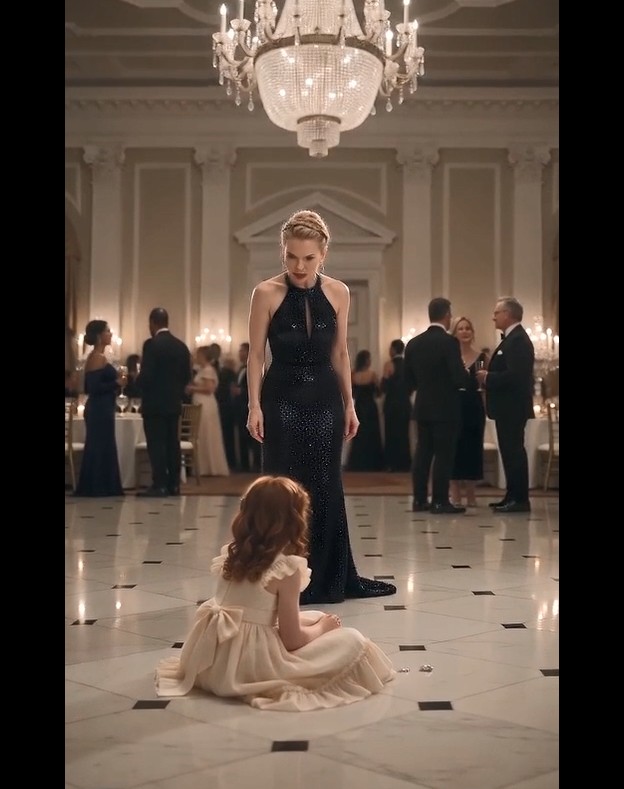 When a Cruel Socialite Publicly Humiliated a Bruised Little Orphan in a Luxury Ballroom, One Tiny Engraved Pearl Uncovered a Shocking Family Secret That Changed Their Lives Forever.
