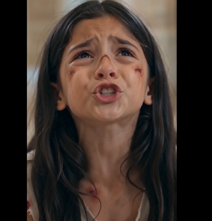 The little girl was on her knees, crying so hard she couldn’t breathe, when her father came home early and heard the words that broke him. t1