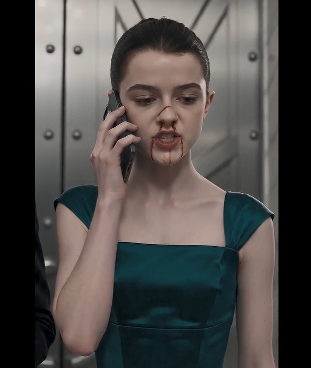 Dad…”  “Seal every exit.”  I spoke quietly into my phone, my voice steady despite the sting burning across my face.  With one hand, I wiped the blood from the corner of my lips.