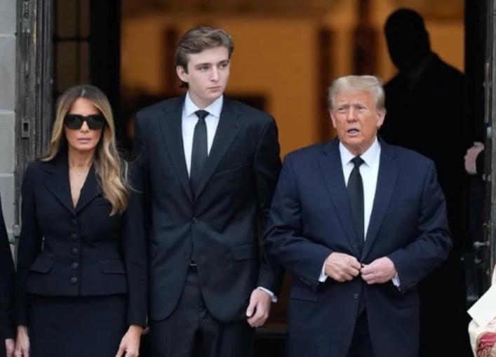 Barron Trump Reveals He Tested Positive for… See More.