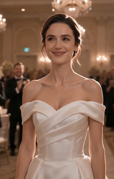 She ripped the bride's wedding gown...k