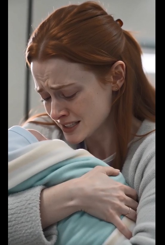 My husband promised he would protect me after childbirth, but outside a locked hospital room, I heard him helping his mother plan how to take our son away from me forever.