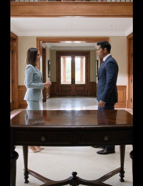 Fourteen hours after our wedding, my husband stood at the bottom of the marble staircase and told me I was not going anywhere.