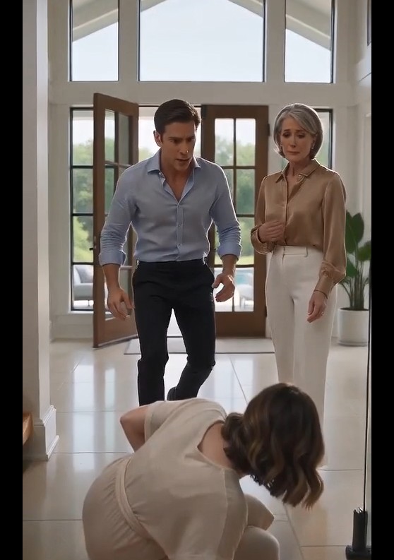 My mother-in-law pushed me down the stairs while I was eight months pregnant—then tolld my husband I had done it to myself...