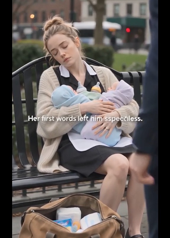 He Took His Father for a Walk—and Discovered His Housekeeper Sleeping in the City Square with Three Babies.