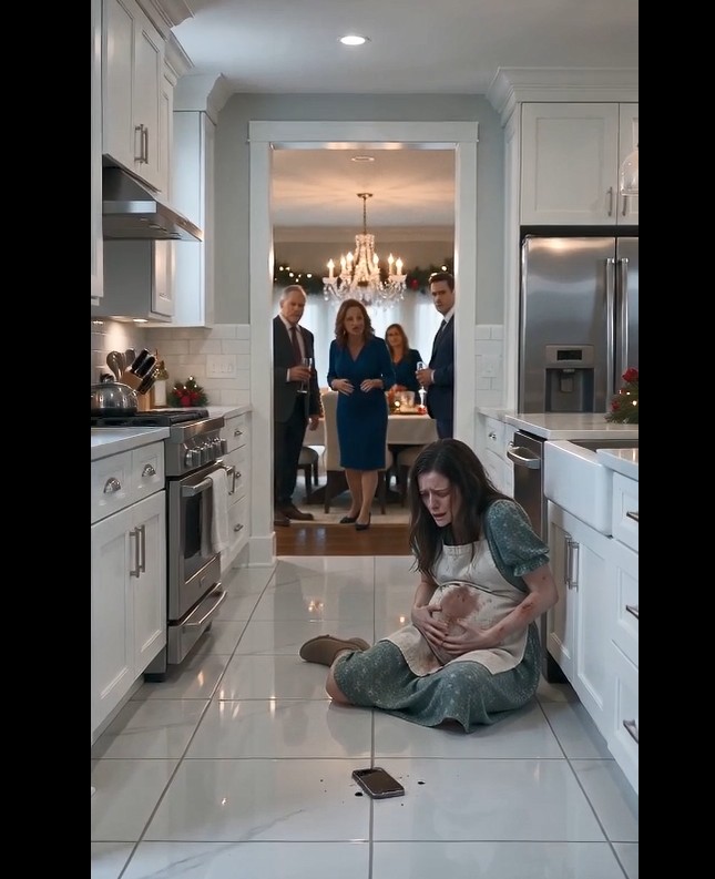 I never told my in-laws that I was the daughter of the Chief Justice of the Supreme Court. When I was seven months pregnant, they forced me to cook the entire Christmas dinner by myself. My mother-in-law even made me eat standing up in the kitchen, insisting it was “good for the baby.” When I tried to sit down, she shoved me so hard that I nearly lost my child. I reached for my phone to call the police, but my husband grabbed it away and sneered, “I’m a lawyer. You’re not going to win.”