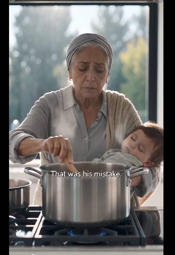 I Came Home Three Hours Early and Found My Sick Mother Cooking with My Son Strapped to Her Back While My Husband and Mother-in-Law Relaxed in the Air Conditioning.