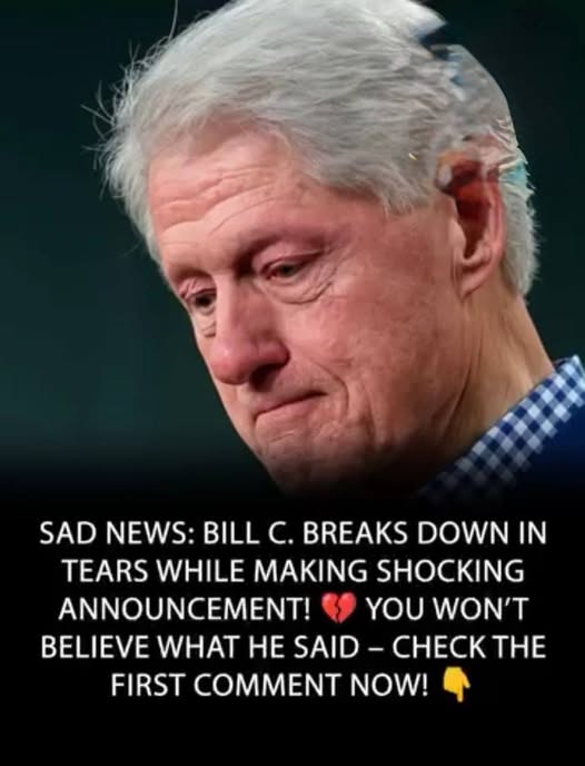 Bill C, with tears in his eyes, makes a heartbreaking announcement!