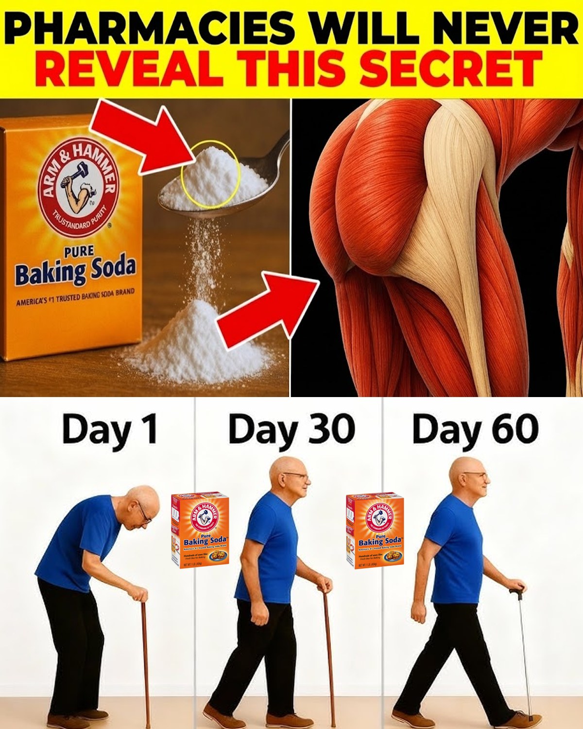 Seniors Over 60: This Simple Baking Soda Trick May Help Ease Joint Pain Naturally!