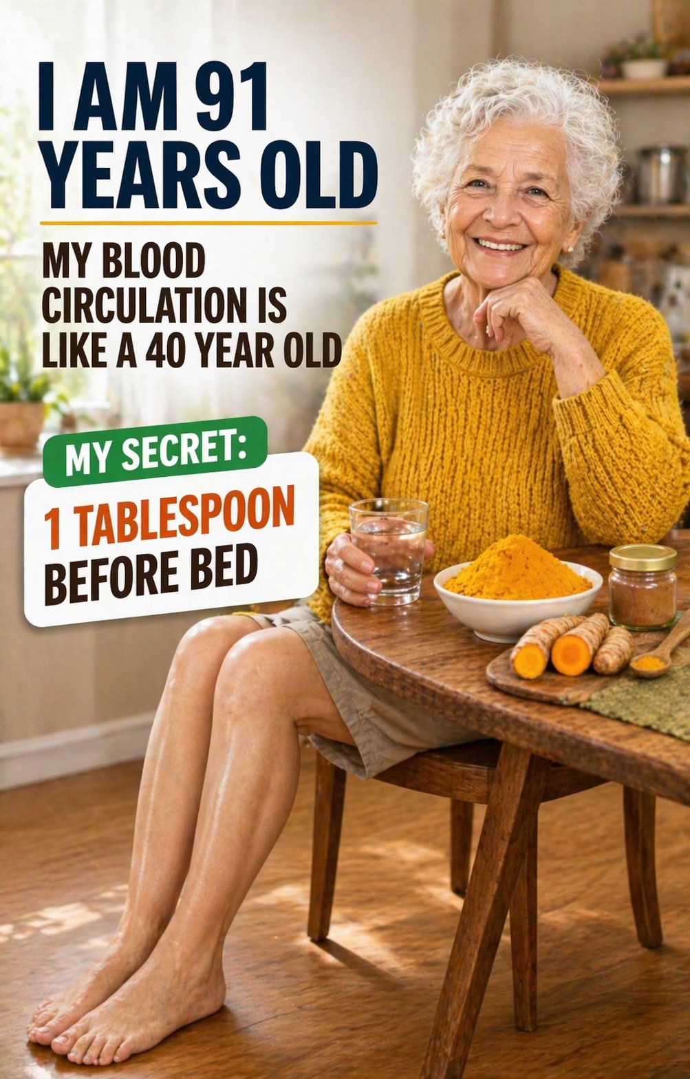 Discover What a 91-Year-Old Woman Takes Before Bed to Help Support Blood Circulation in Legs and Feet
