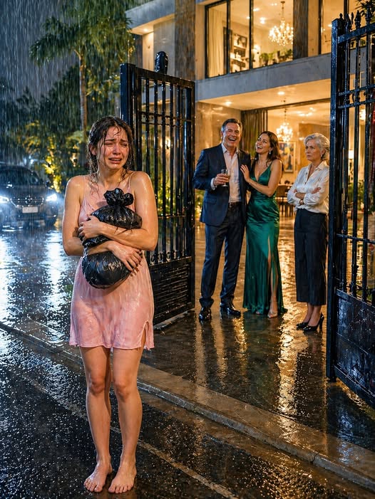 Kicked out with NOTHING … Just before I left, my father-in-law handed me a TRASH BAG to throw away — but when I opened it at the gate, my entire body trembled in shock …