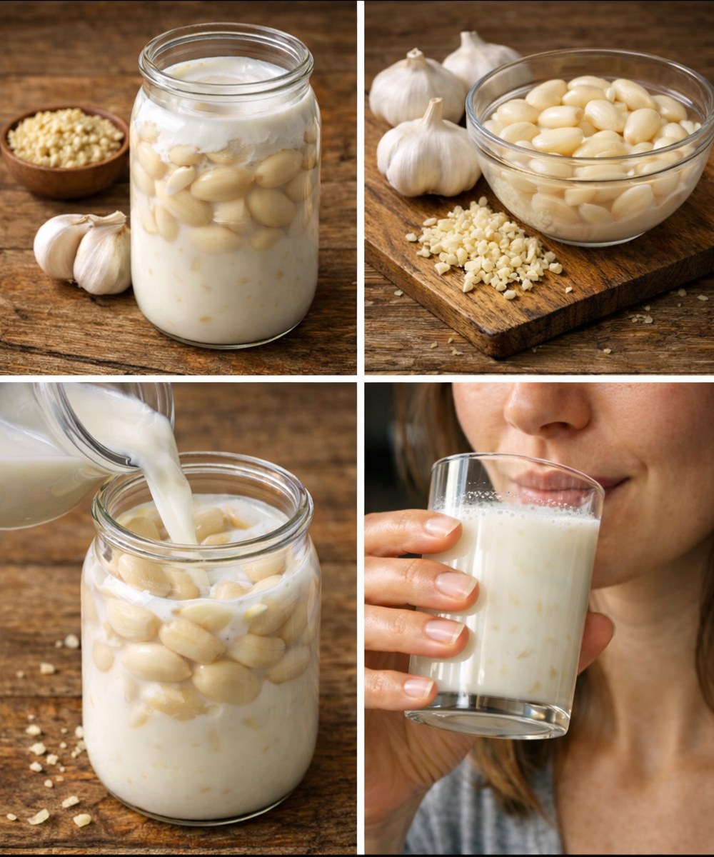 Boil garlic in milk and drink it all at once: Why you should start doing this