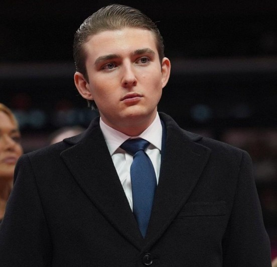 Barron Trump hospitalized after having