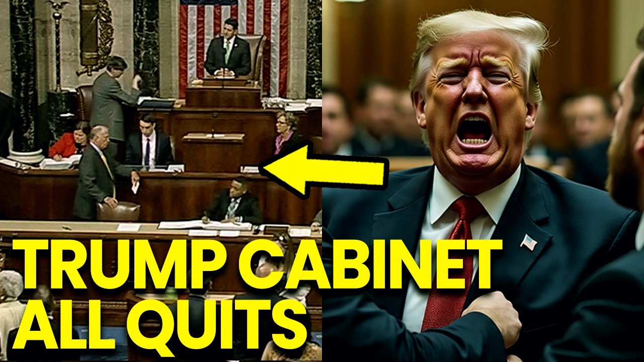 SAD NEWS: 30 Minutes ago Trump's Cabinet RESIGNS En Masse All Leave Same Day NO Warning