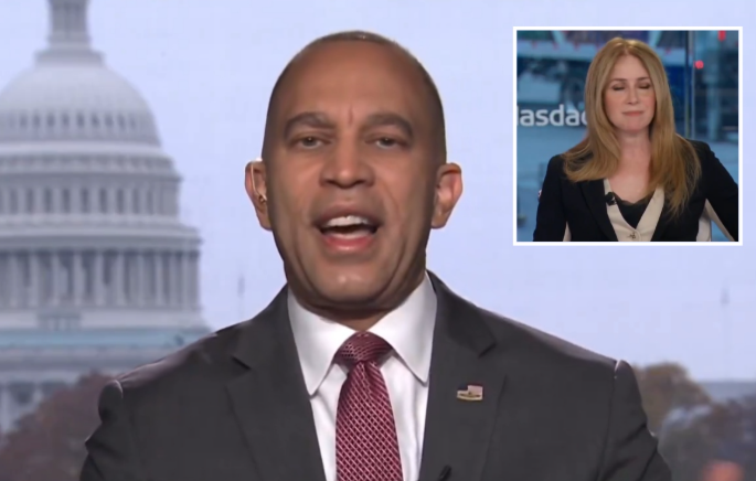 CHAOS On the Set! House Minority Leader Explodes At CNBC Host After He's Cornered Over omg