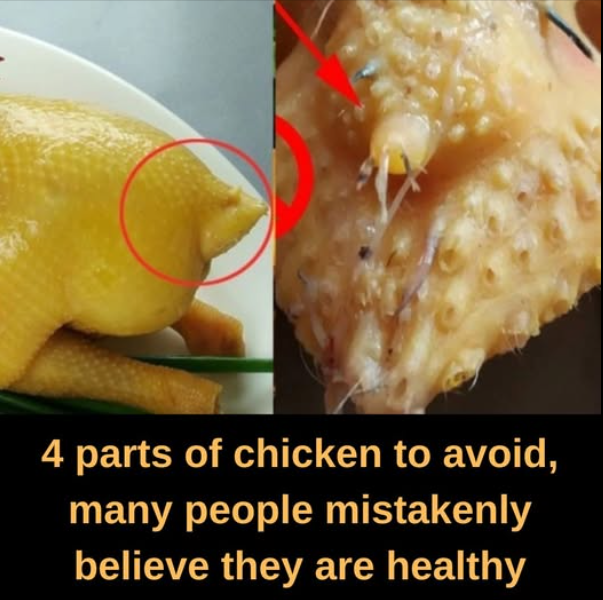 The 4 dirtiest parts of a chicken, full of parasites, yet many people still eat them.