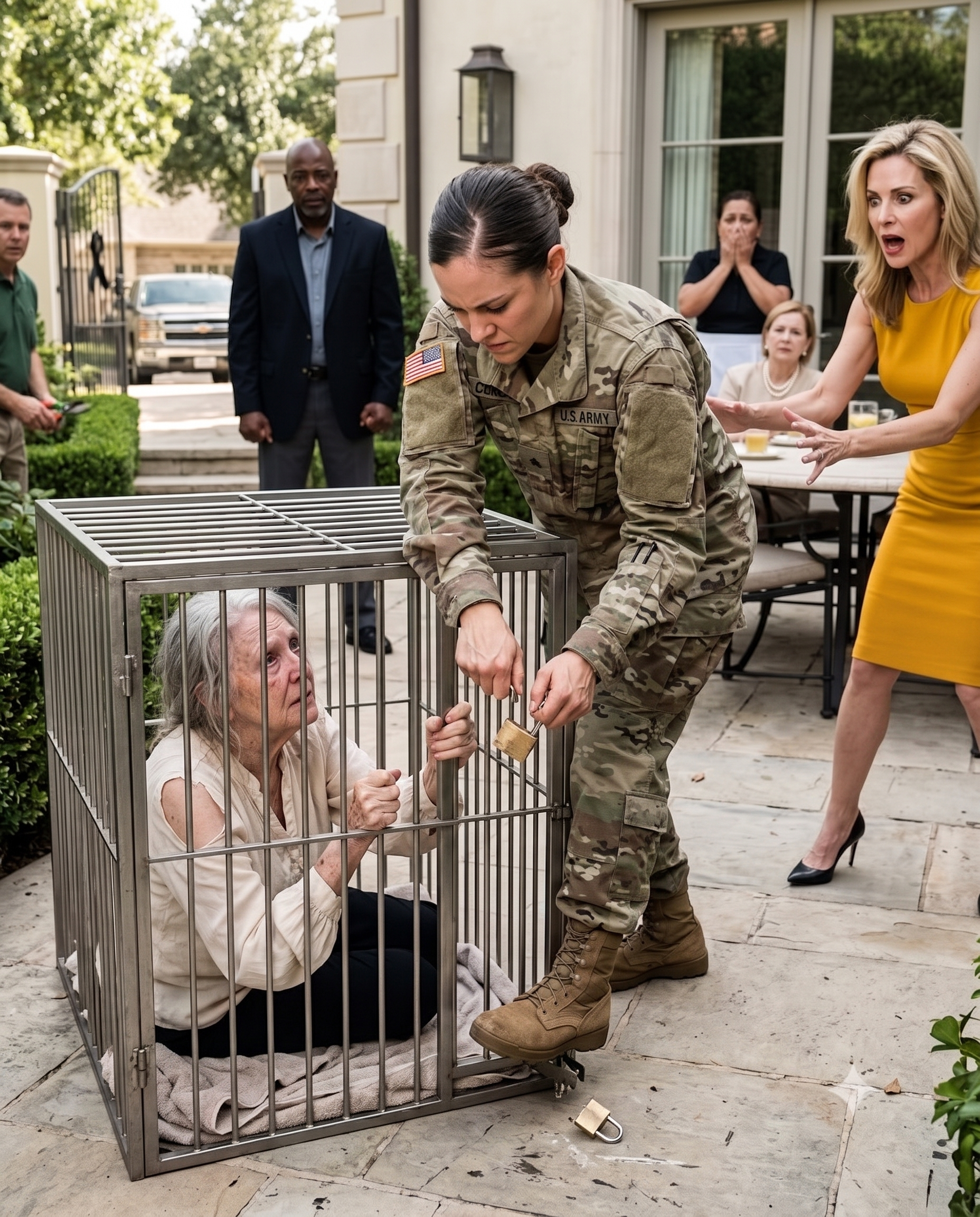 After six months overseas, I came home to find my father buried, my grandmother locked in a dog crate, and my stepmother wearing the keys around her neck.