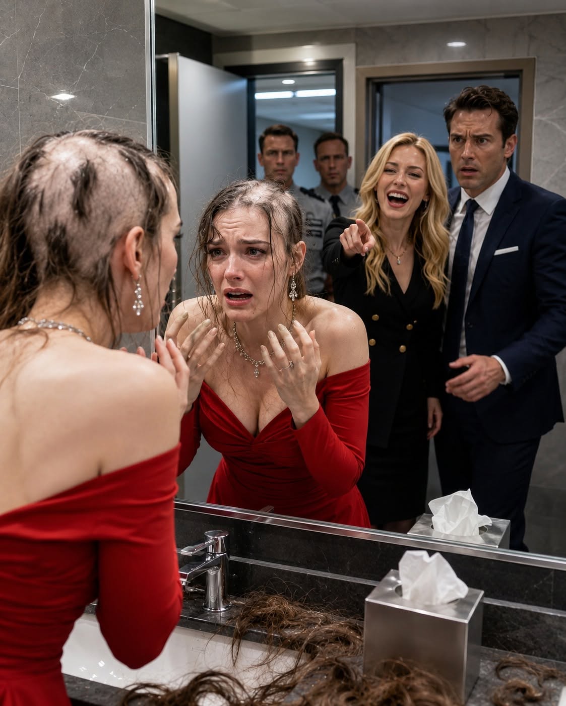 She hacked my hair nearly to the scalp while my husband watched, but the real panic began when his $12 million transfer was suddenly BLOCKED.