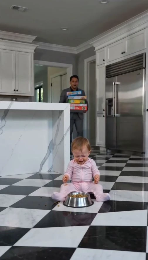 Richard Sterling expected his daughter to scream with excitement when he came home early, but instead she whispered, “Daddy… I was so hungry.”