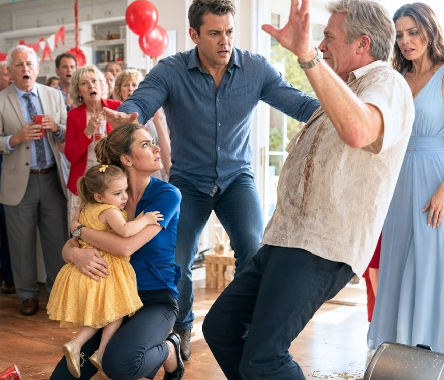 Grandpa punished my toddler over a stolen soda, but the moment her head struck the kitchen floor, I became the one person my family should have feared.