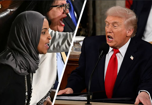 President Trump "Calls Out" Ilhan Omar To Her Face In Front Of Tens Of Thousands Of Voters: 'Good Night, Bro... Go To Sleep!'