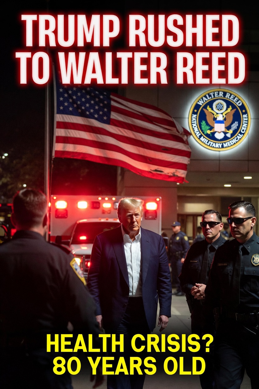 SHOCKING: Donald Trump Rushed Back to Walter Reed as Health Concerns Explode