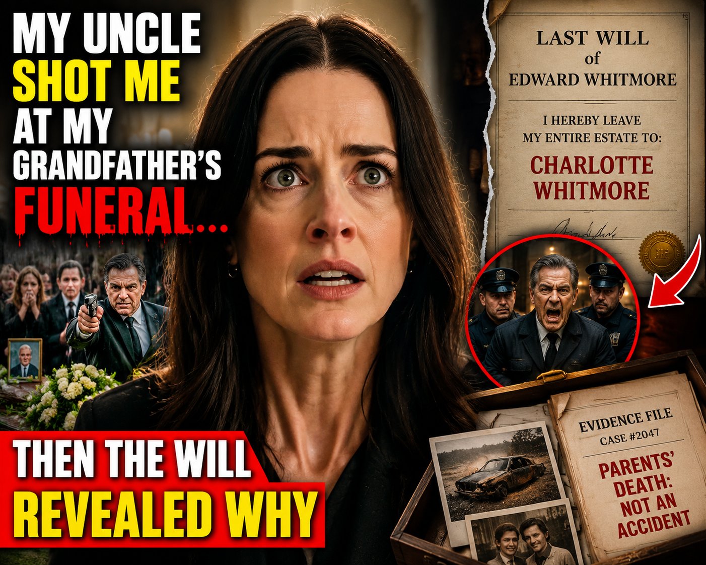 MY UNCLE SHOT ME AT MY GRANDFATHER'S FUNERAL... THEN THE WILL REVEALED WHY