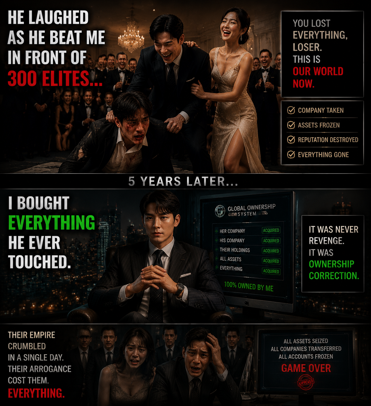 HE LAUGHED AS HE BEAT ME IN FRONT OF 300 ELITES… 5 YEARS LATER I BOUGHT EVERYTHING HE EVER TOUCHED